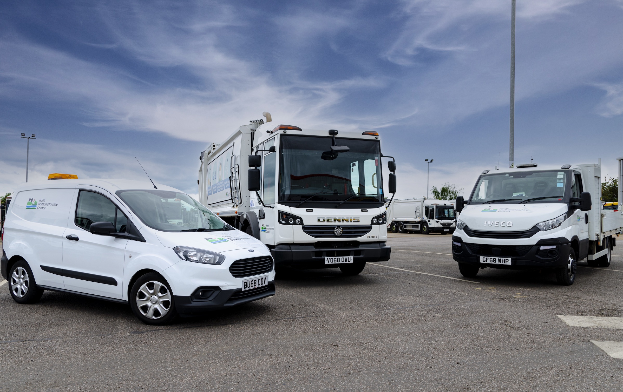 New unitary authority North Northants Council replaces waste management fleet