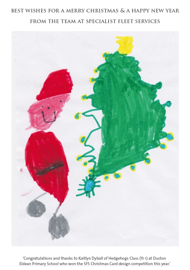 SFS Christmas Card Design Competition Prize Giving At Local School